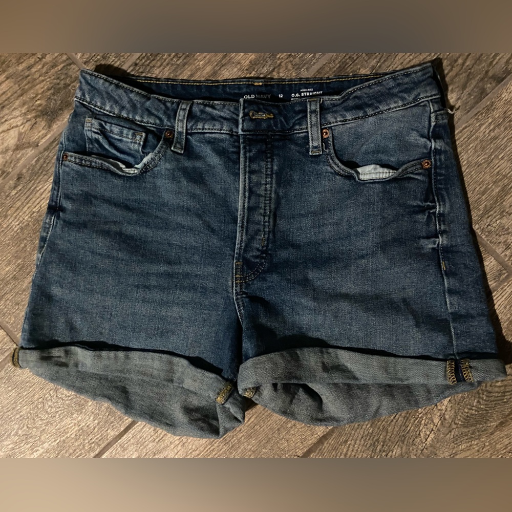 Old Navy high-rise O.G. Straight secret smooth pockets size 12